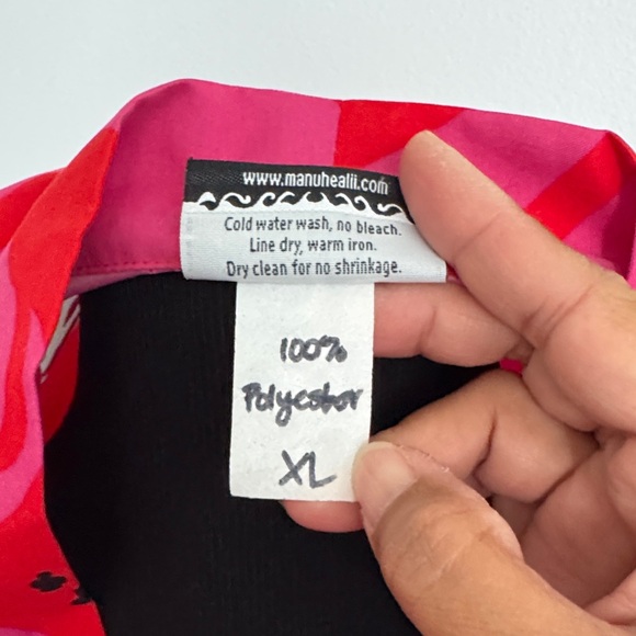 Vibrant Red and Black Women's Top - Picture 5 of 5